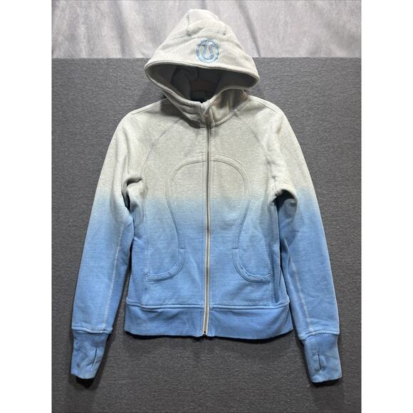 Lululemon Special Edition Ombré Hoodie Blue Womens Size 8 - Picture 3 of 12